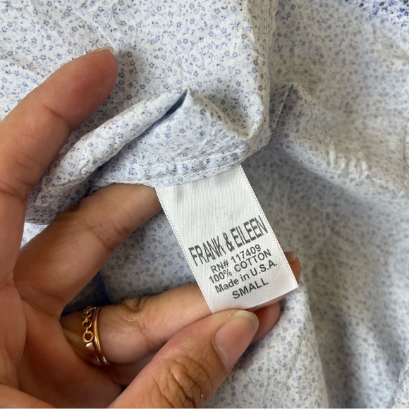 Frank & Eileen Eileen Mini-Floral Modal Button-Down Shirt - Picture 8 of 8